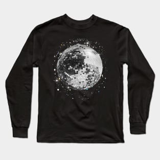 Black And White Disco Long Sleeve T-Shirt